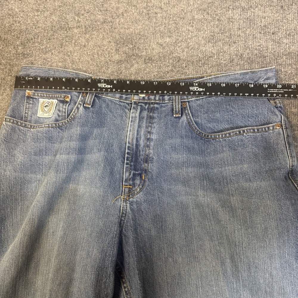 Cinch Jeans Mens 38x34 Blue Medium Wash Straight Leg Western Denim (40x34) - Picture 4 of 16